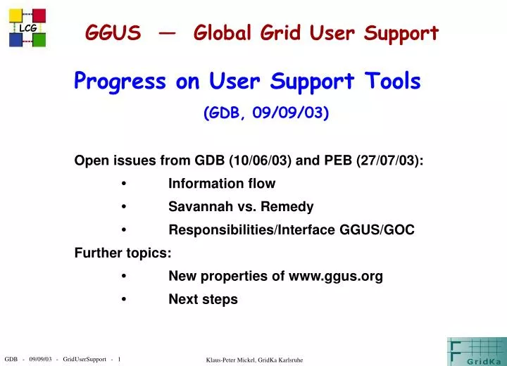 ggus global grid user support n.