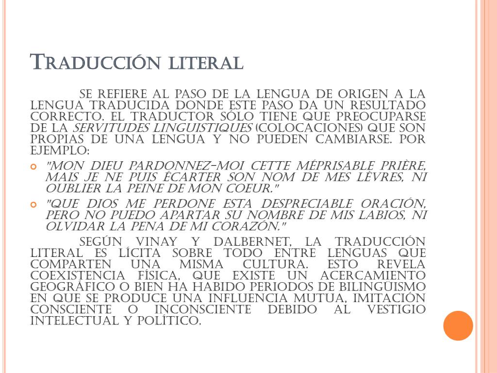 PPT MENÚ Definición de traducción El proceso traductológico Técnicas de traducción 3.1