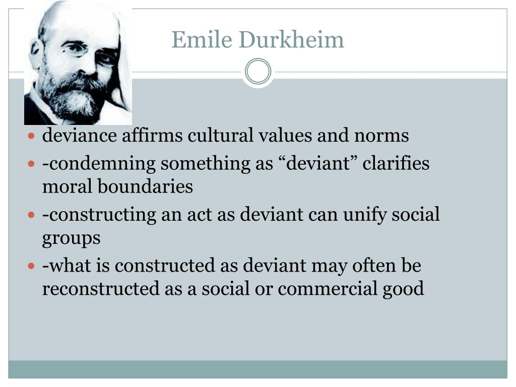durkheim deviance theory