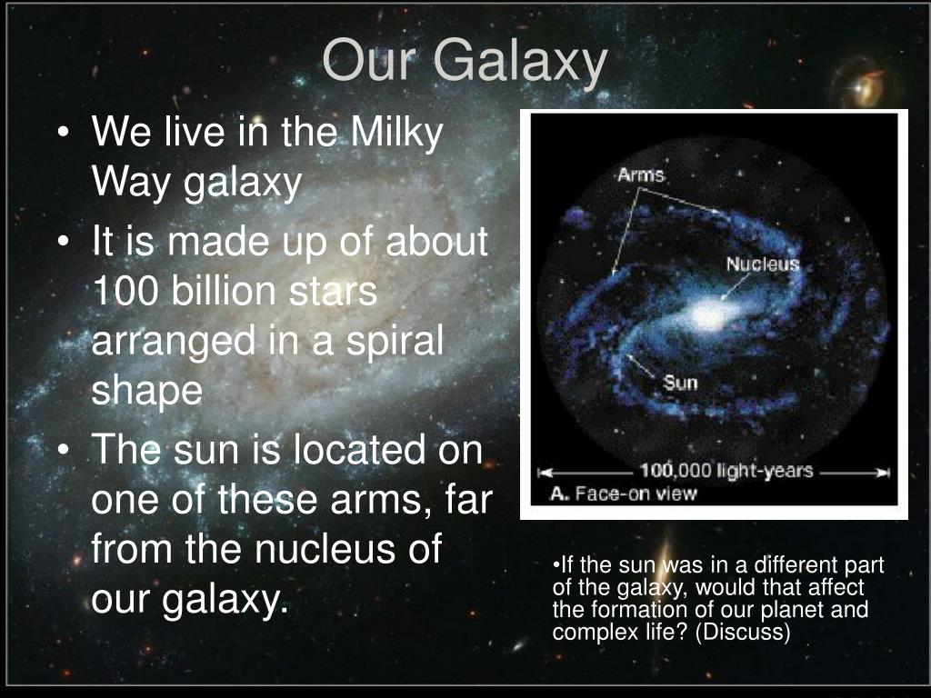 powerpoint presentation on galaxy