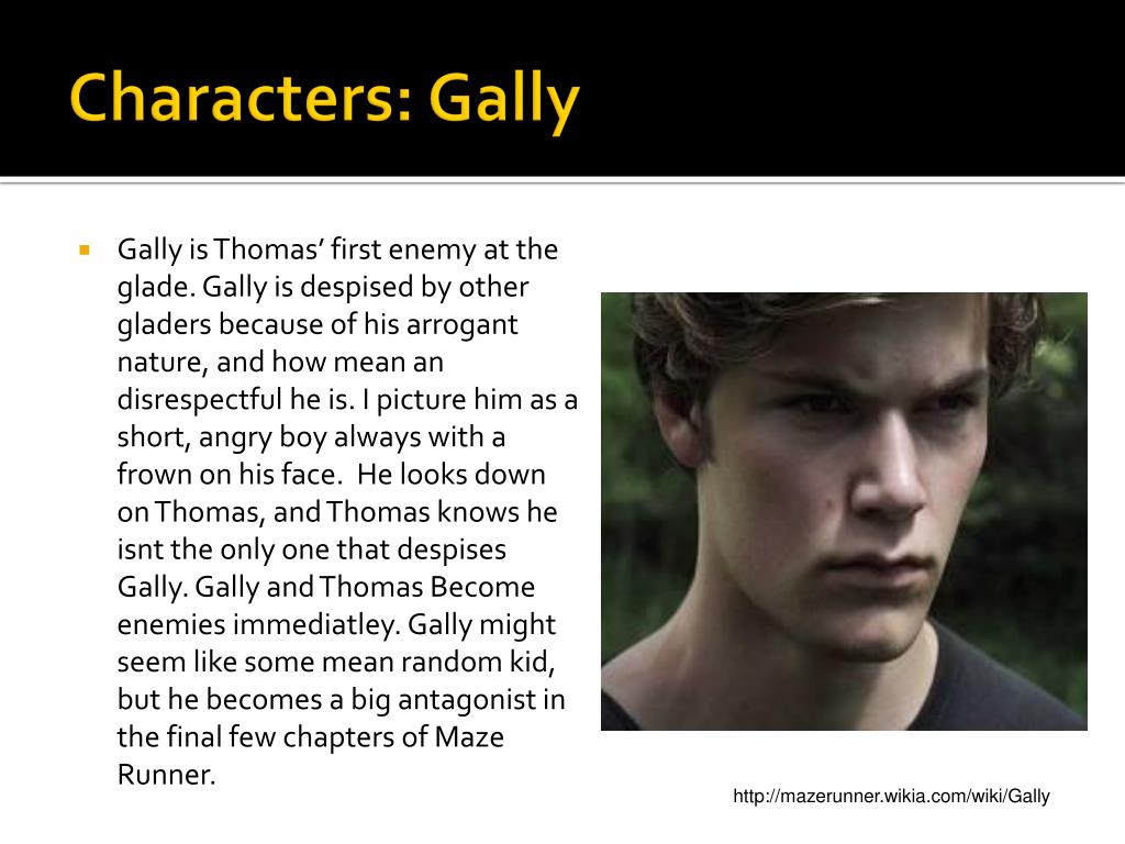 Gally, Wikia The Maze Runner