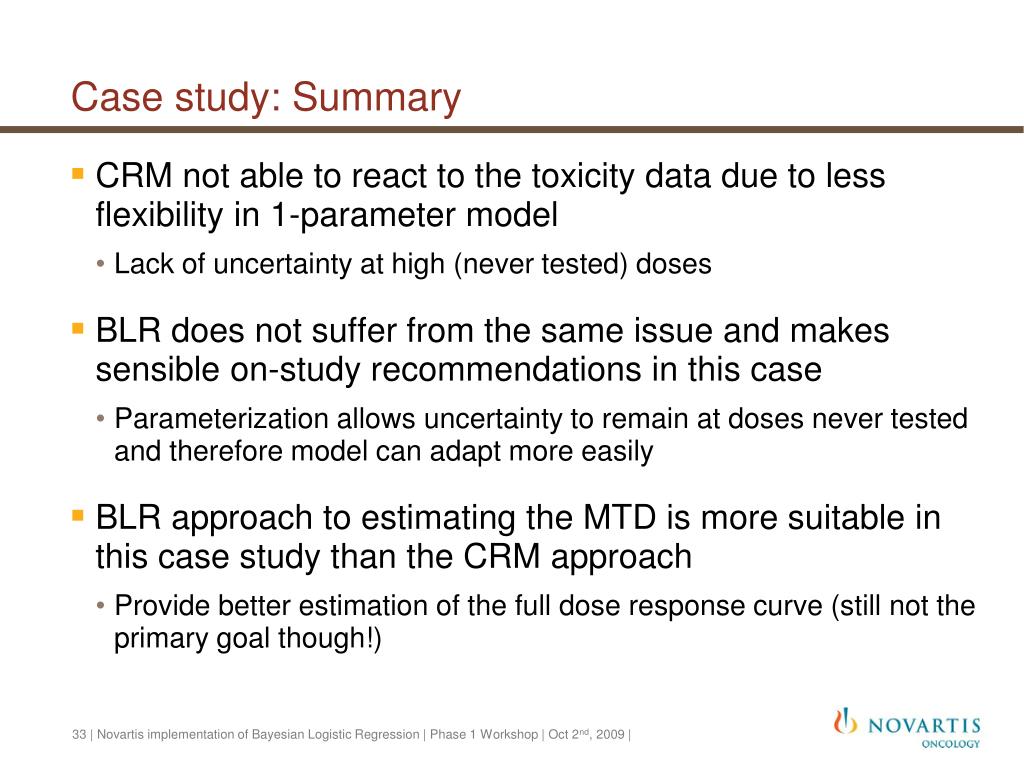 PPT - Implementation of Bayesian Logistic Regression for dose ...