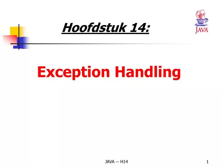 PPT - Exception Handling PowerPoint Presentation, free download - ID ...