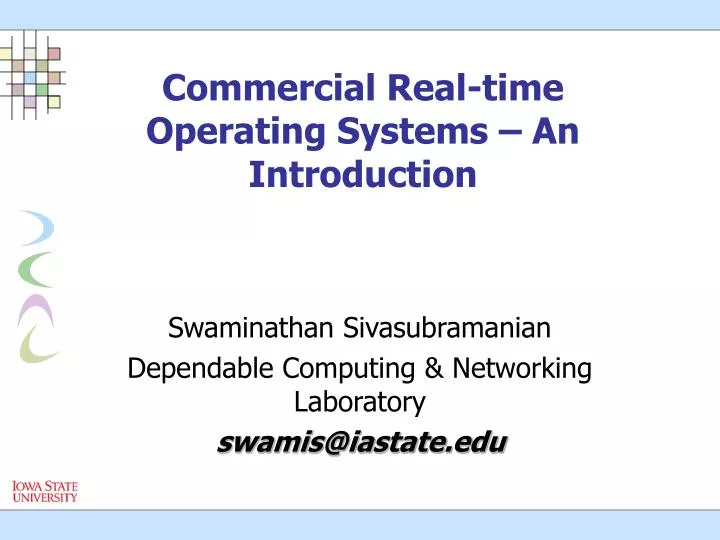 Paper presentation on operating system