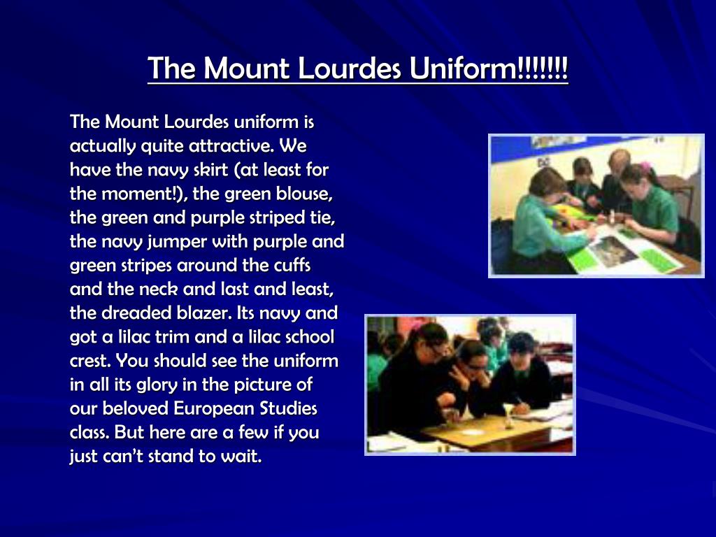 PPT Mount Lourdes Grammar School, Enniskillen. PowerPoint