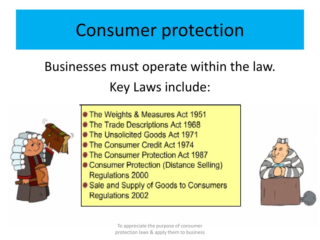 PPT - Consumer Protection Laws PowerPoint Presentation, free download -  ID:4155950