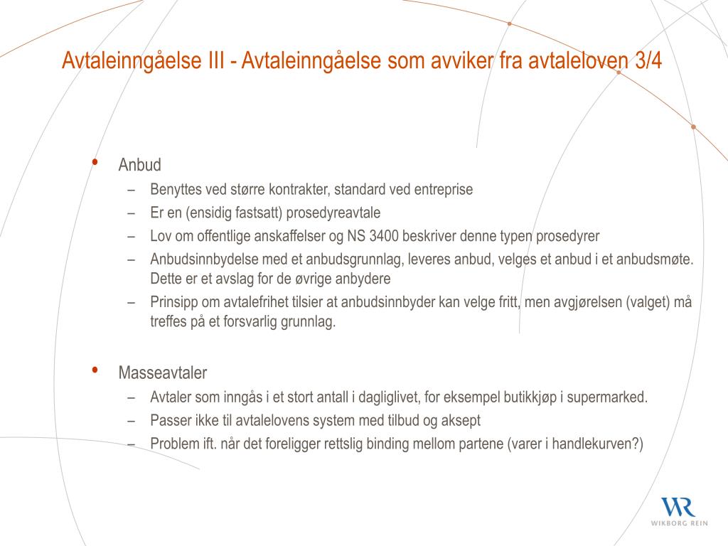 Avtalelovens system Avtalelovens system