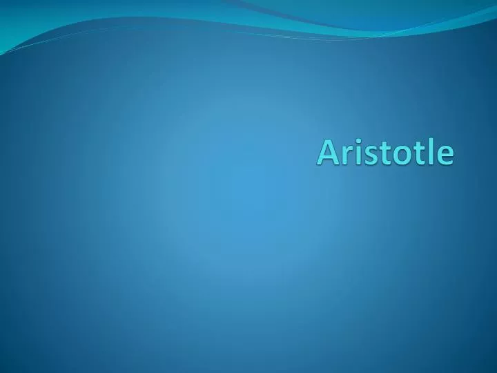 aristotle n.