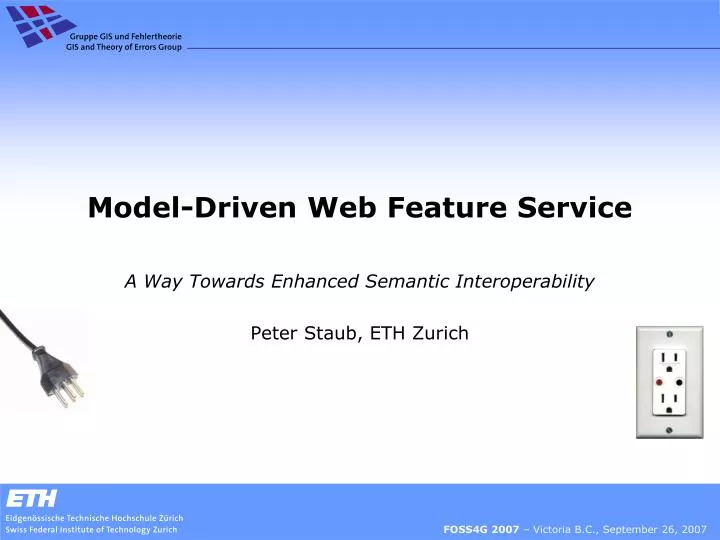 PPT - Model-Driven Web Feature Service PowerPoint Presentation, free ...