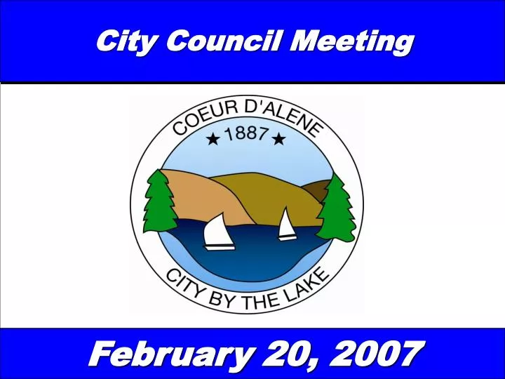 city council powerpoint presentation