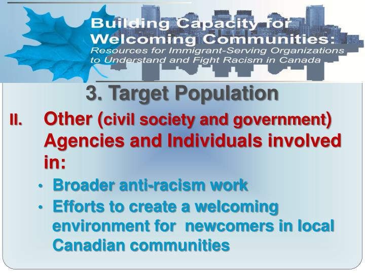 target populations presentation target populations presentation