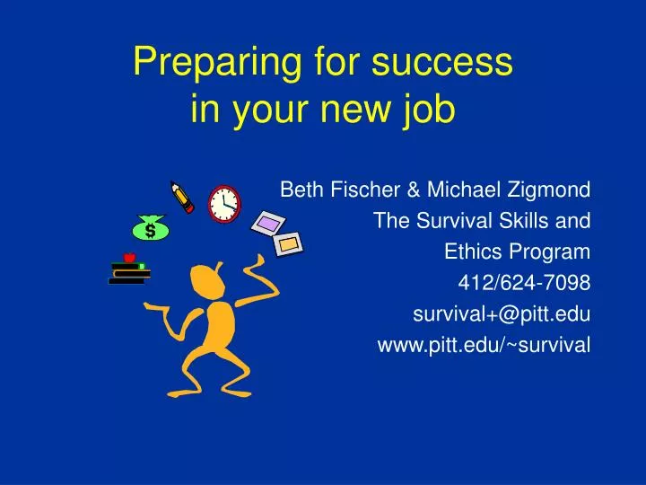 preparing for success in your new job n.