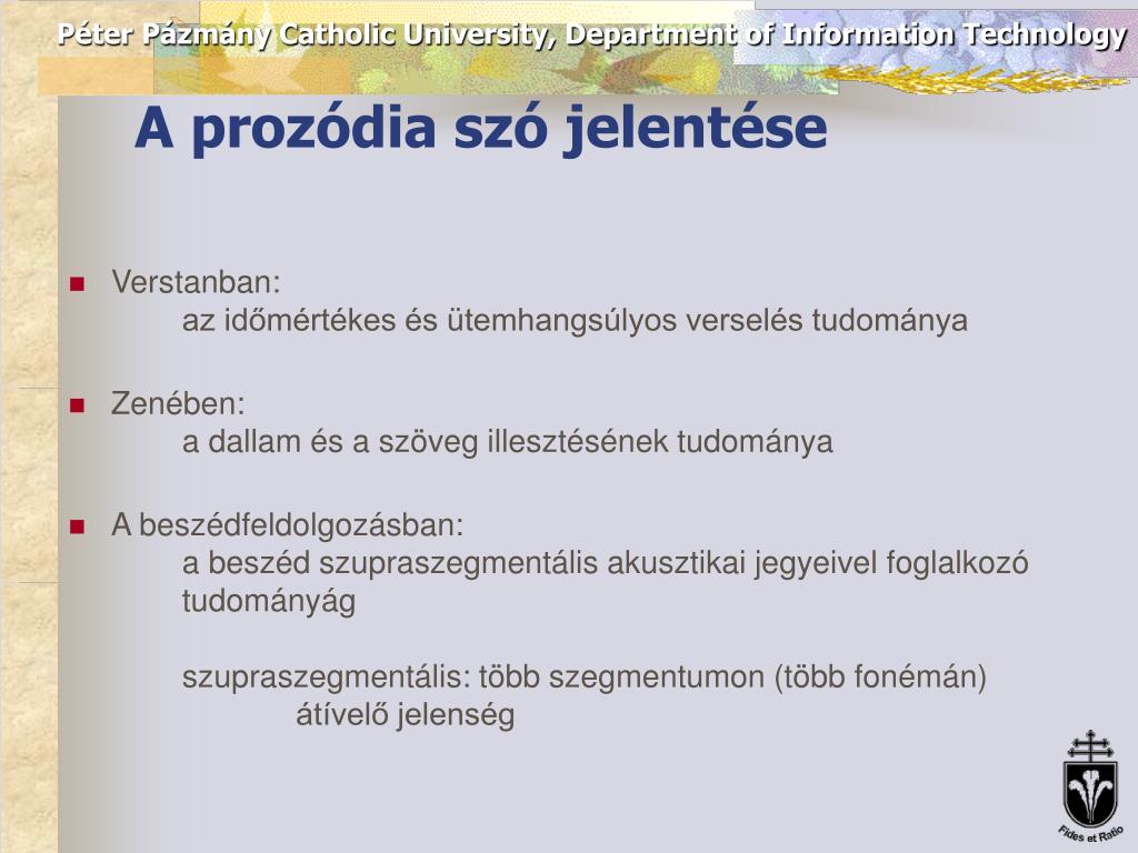 PPT - Prozódia a beszédben PowerPoint Presentation, free download -  ID:4161933