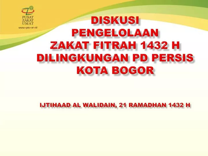 Ppt Besaran Zakat Fitrah Powerpoint Presentation Free Download Id 4162827