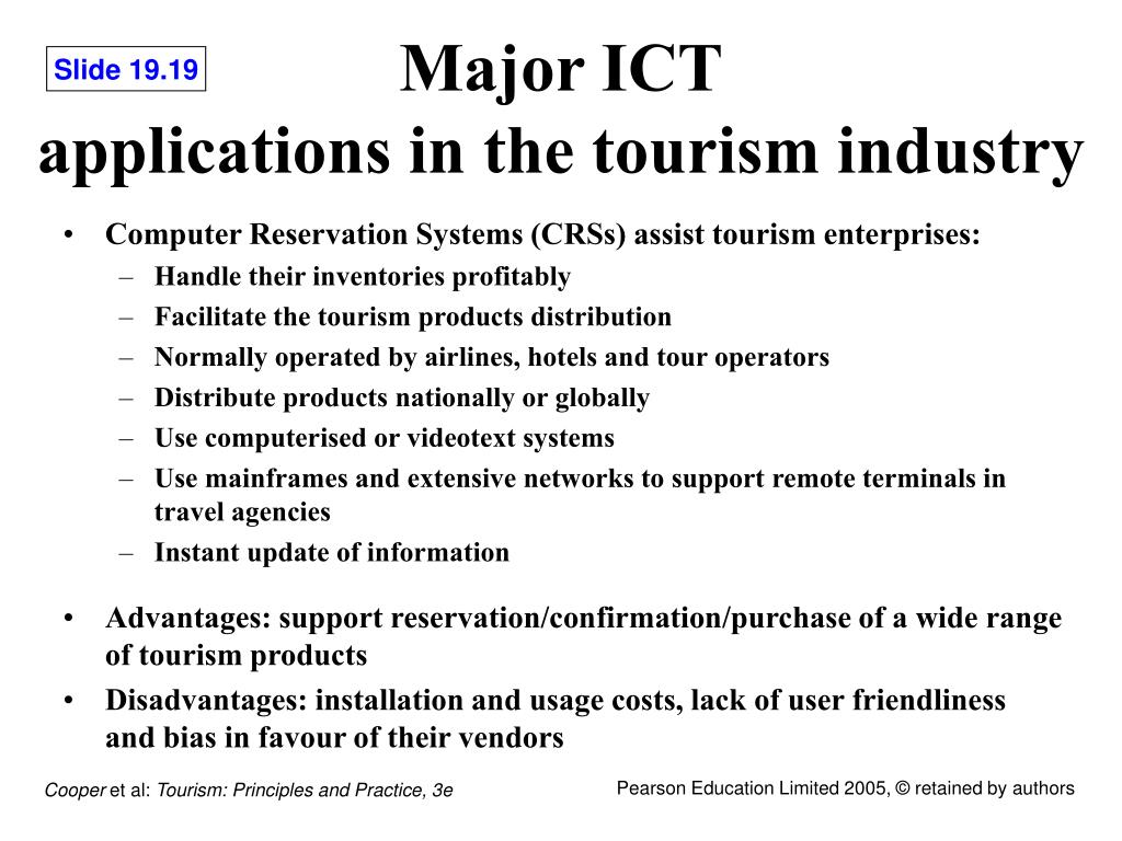 ict impact on tourism industry
