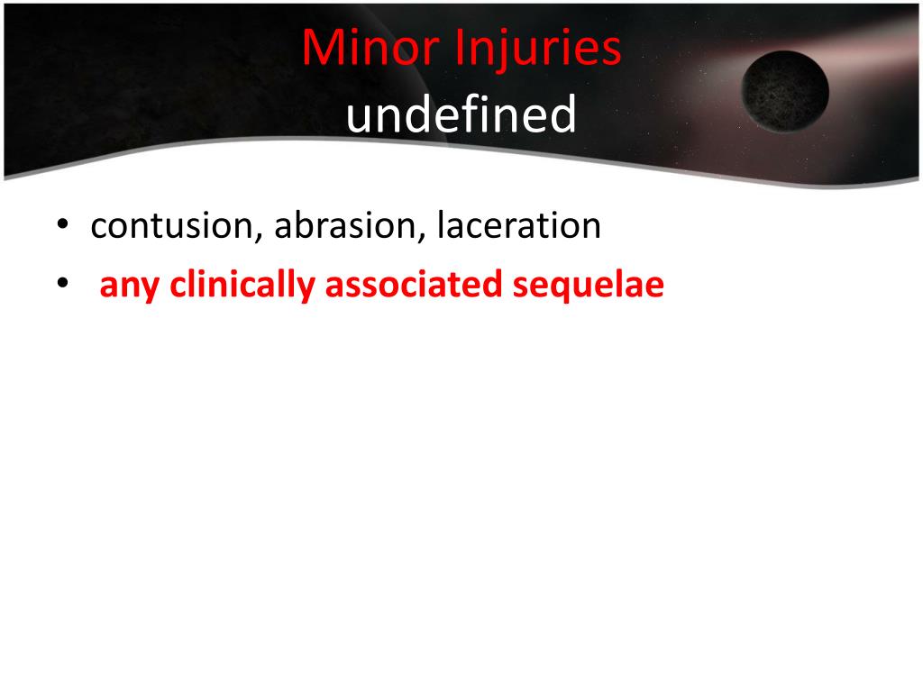 PPT - ONTARIO AUTO INSURANCE SABS 2010 W orking with the MINOR INJURY ...