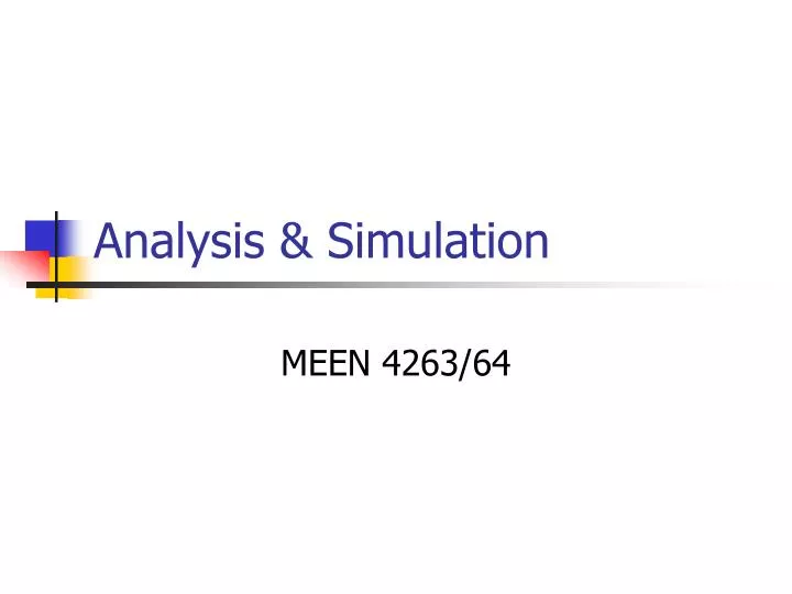 Ppt Analysis Simulation Powerpoint Presentation Free Download Id Ppt Analysis Simulation Powerpoint Presentation Free Download Id