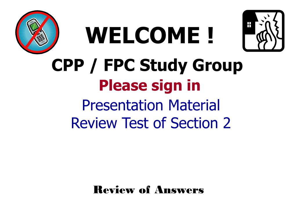 PPT - CPP / FPC Study Group PowerPoint Presentation, free download -  ID:4165065