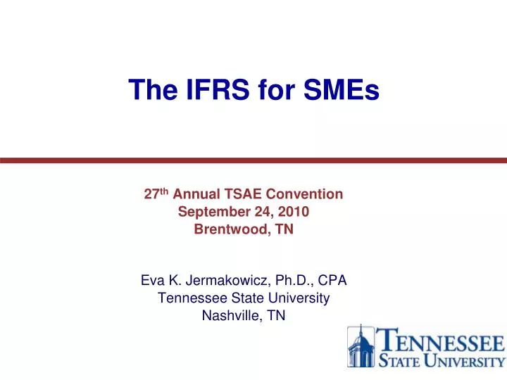 the ifrs for smes n.