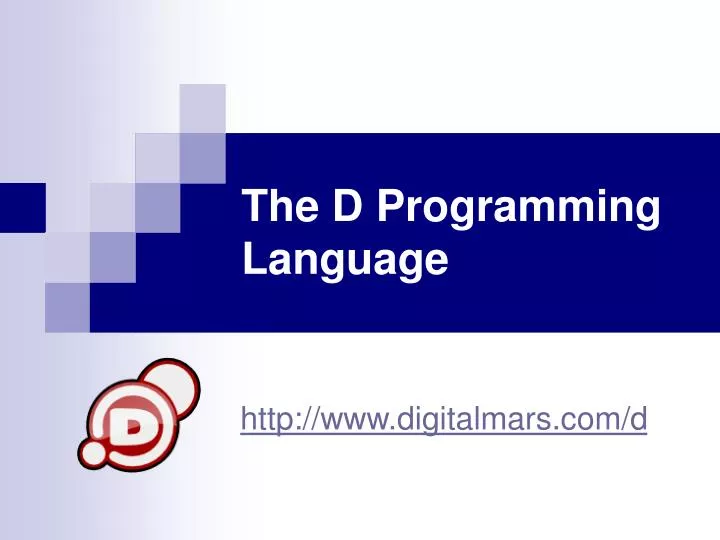 PPT - The D Programming Language PowerPoint Presentation, free download ...