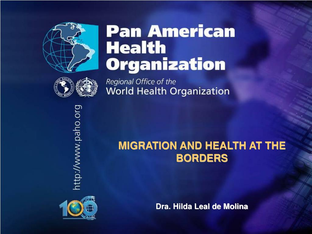 PPT PAN AMERICAN HEALTH ORGANIZATION Pan American Sanitary Bureau, Regional Office of the