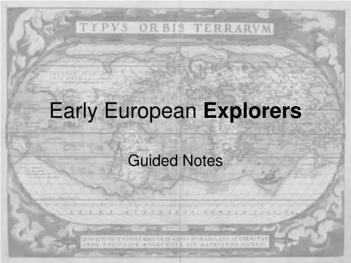 early european explorers n.