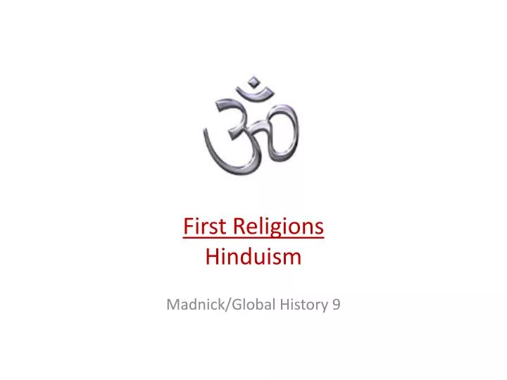 first religions hinduism n.