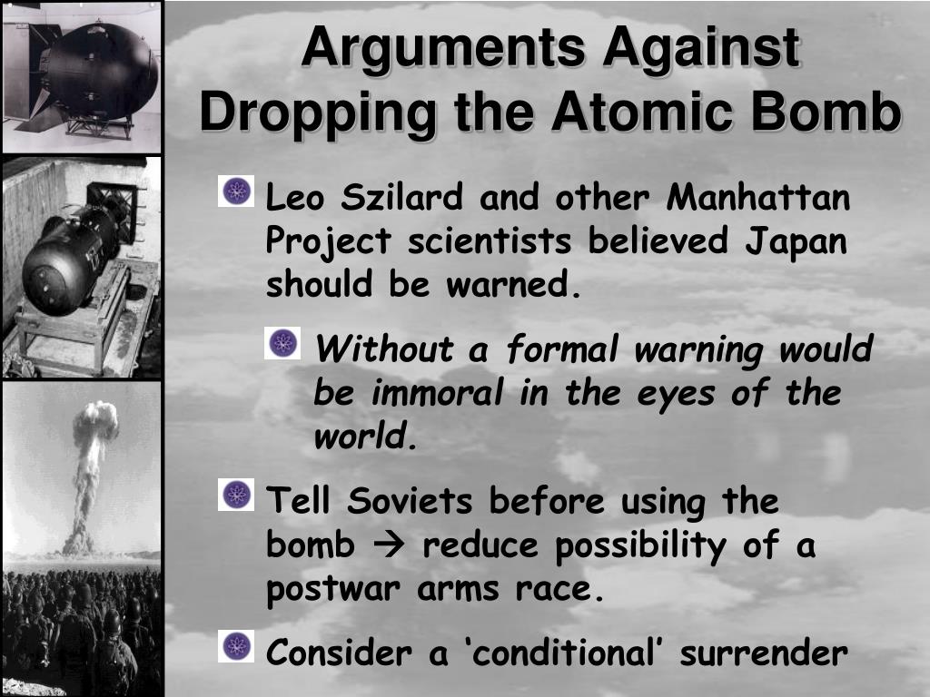against atomic bomb essay
