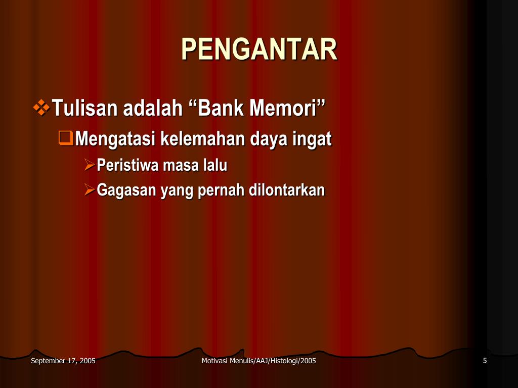 Ppt Motivasi Menulis Powerpoint Presentation