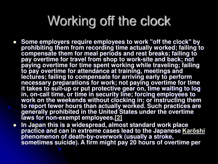 Ppt overtime powerpoint presentation id 4172226