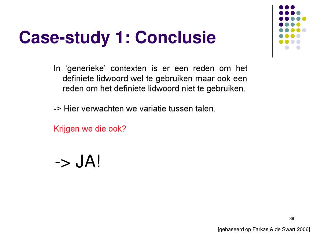 case study vertaling nederlands
