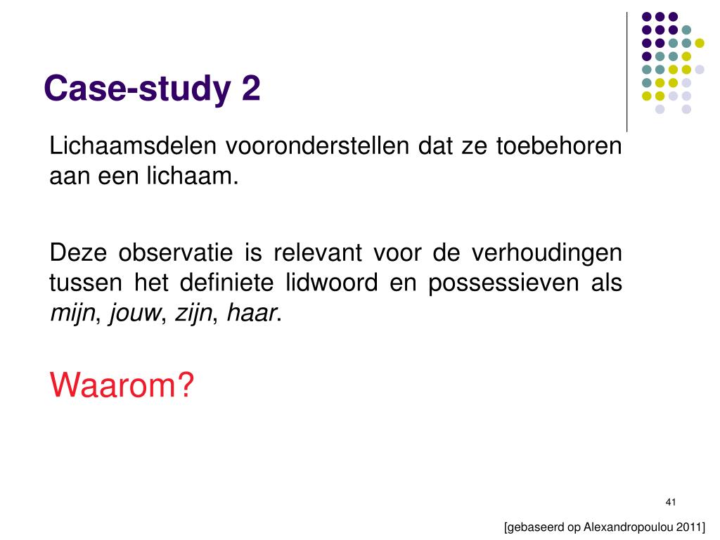 case study vertaling nederlands