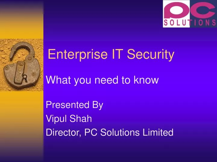 enterprise it security n.