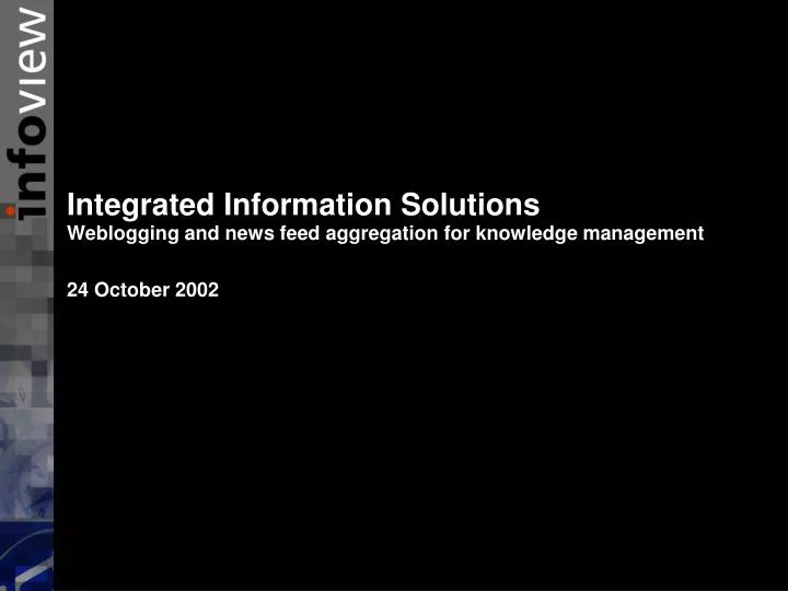 integrated information solutions n.