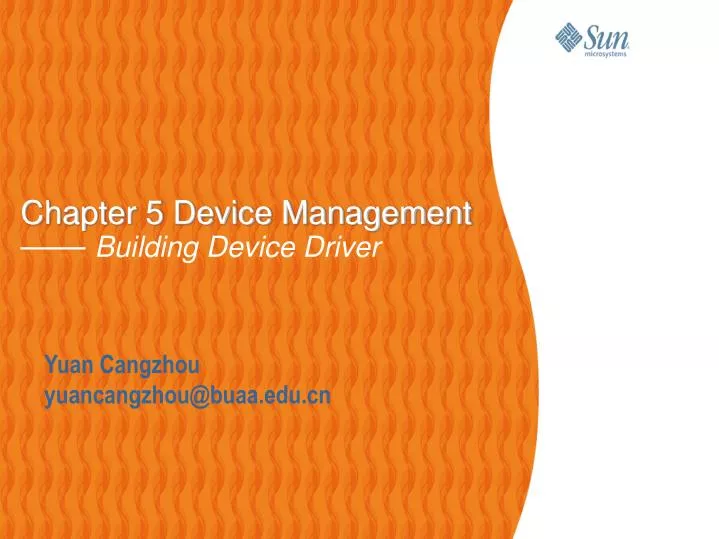 chapter 5 device management building device driver n.