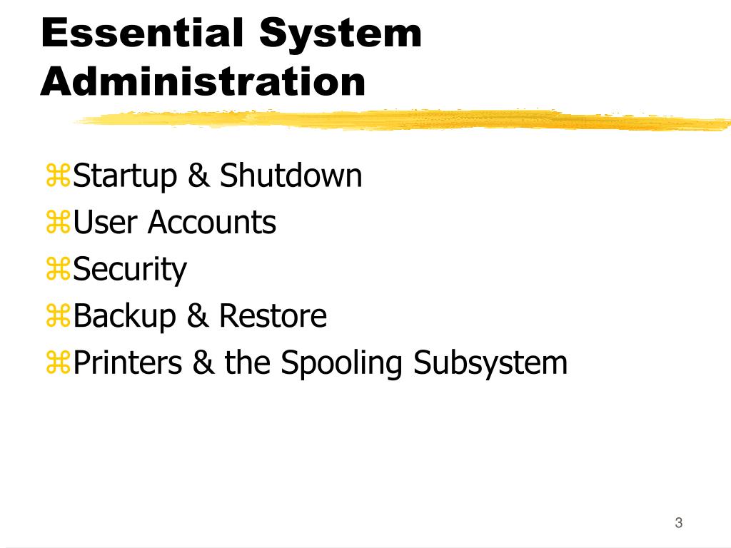 PPT - System Administration PowerPoint Presentation, free download -  ID:4175808