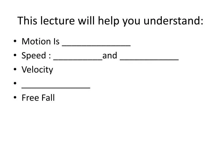 this lecture will help you understand n.