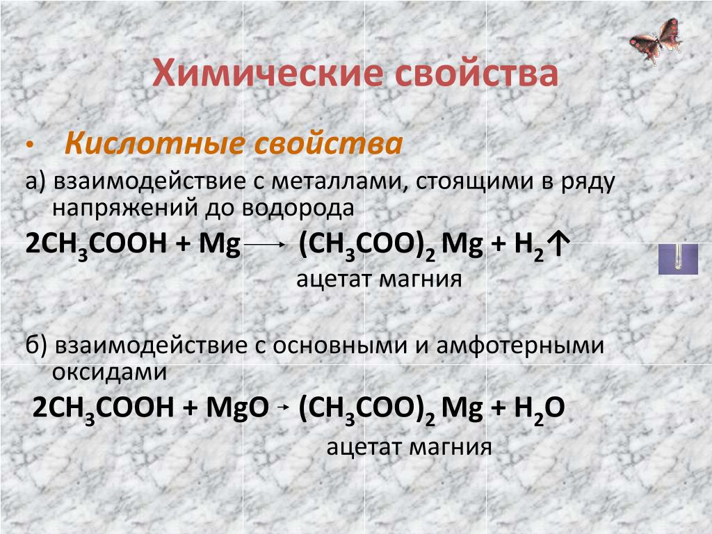 Ацетат магния и гидроксид калия