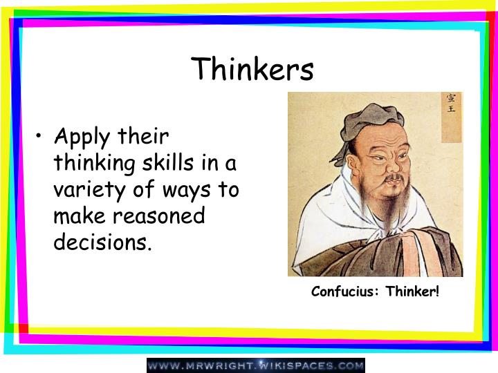Ib Learner Profile Thinker Definition