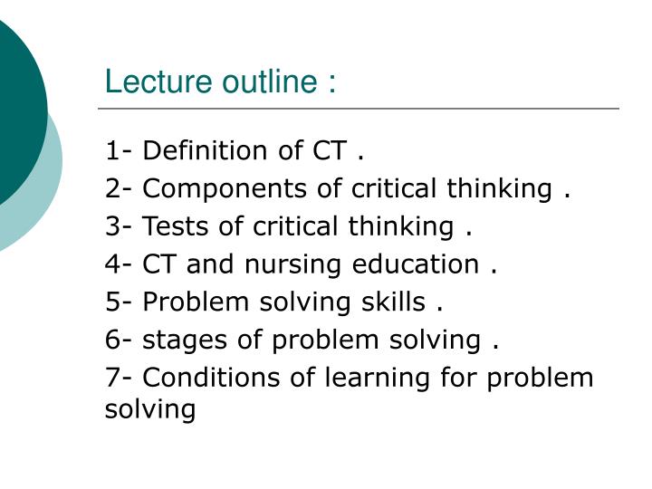 8 components of critical thinking 8 components of critical thinking