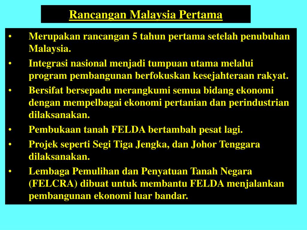 tujuan program pembangunan in-situ yang diperkenalkan melalui dasar pertanian negara ialah