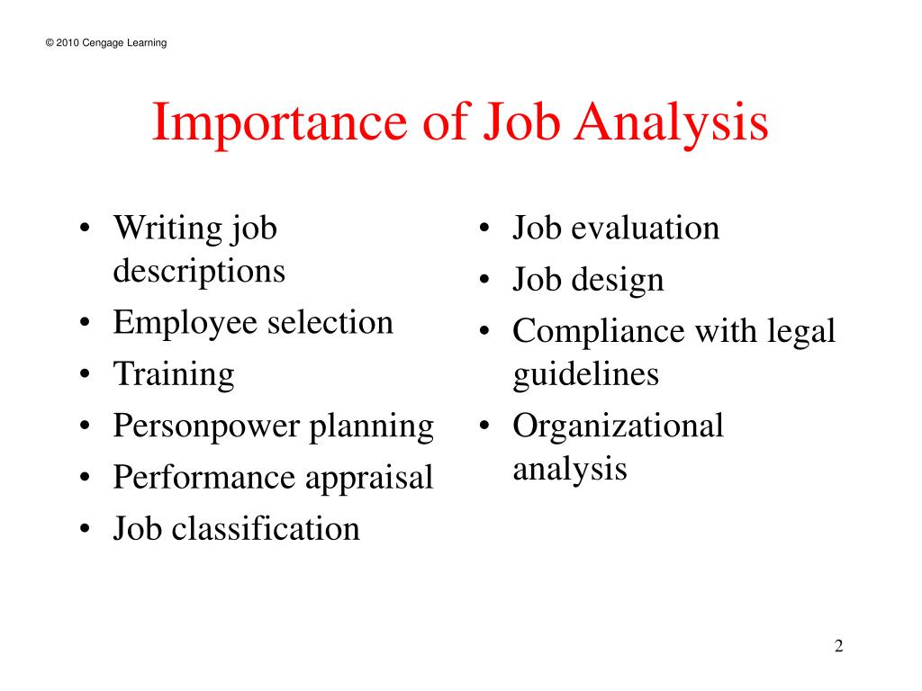PPT Job Analysis PowerPoint Presentation Free Download ID 4182120