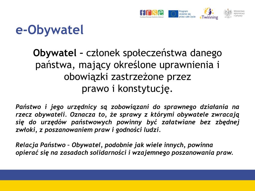 E Obywatel E Sprawiedliwość E Usługi PPT - e-Obywatel PowerPoint Presentation, free download - ID:4182418