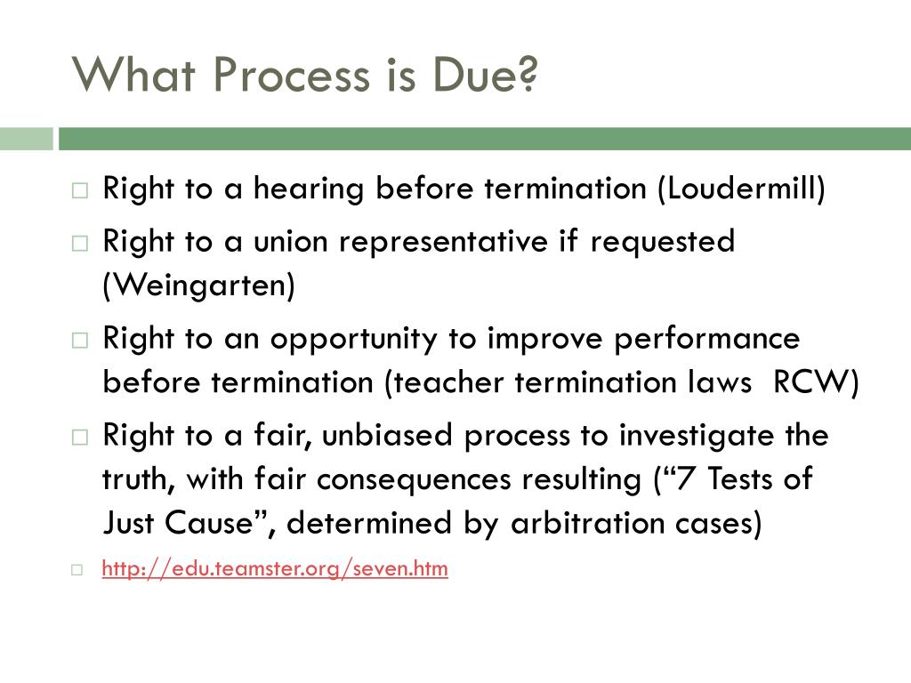 what is a due process in education