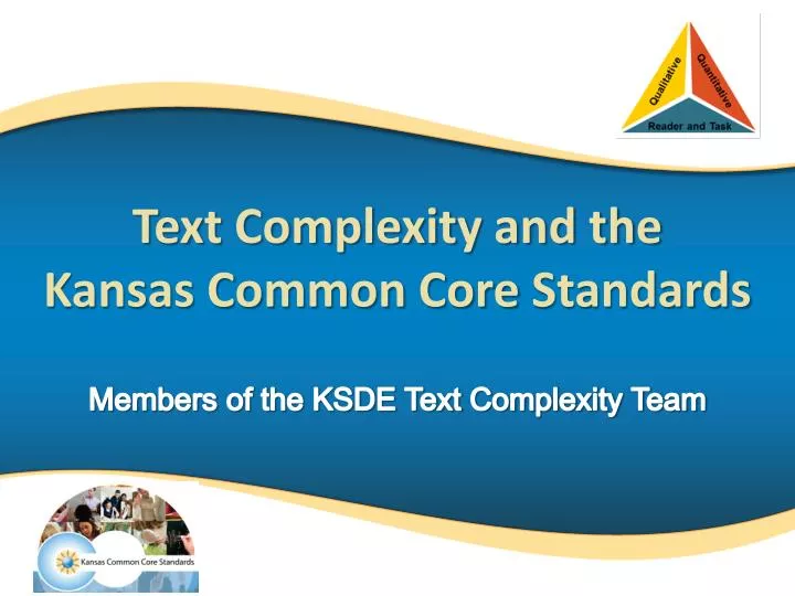 text complexity and the kansas common core standards n.