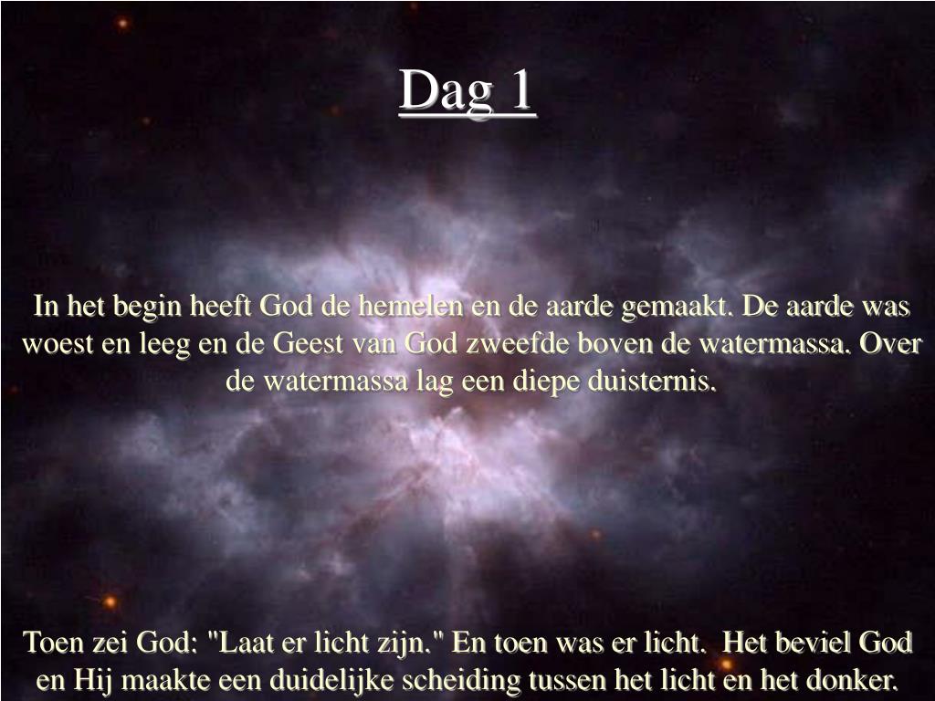 Wat Schiep God Op Dag 6 PPT - De schepping PowerPoint Presentation, free download - ID:4183674