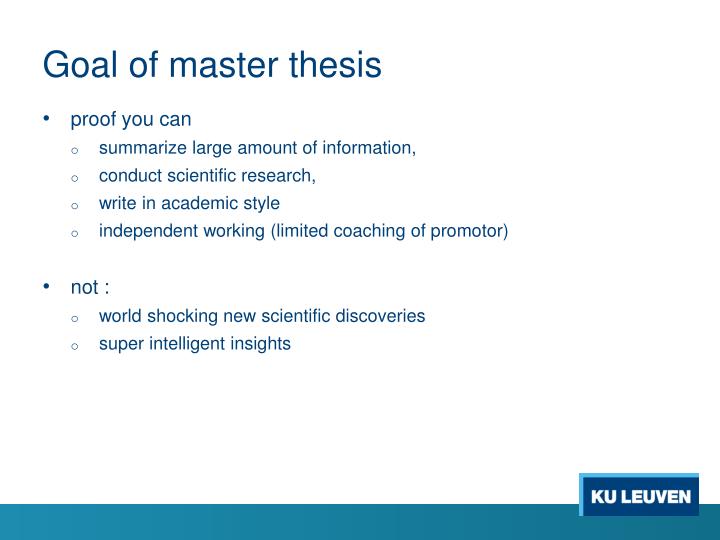 Anatomy of a phd thesis kuleuven