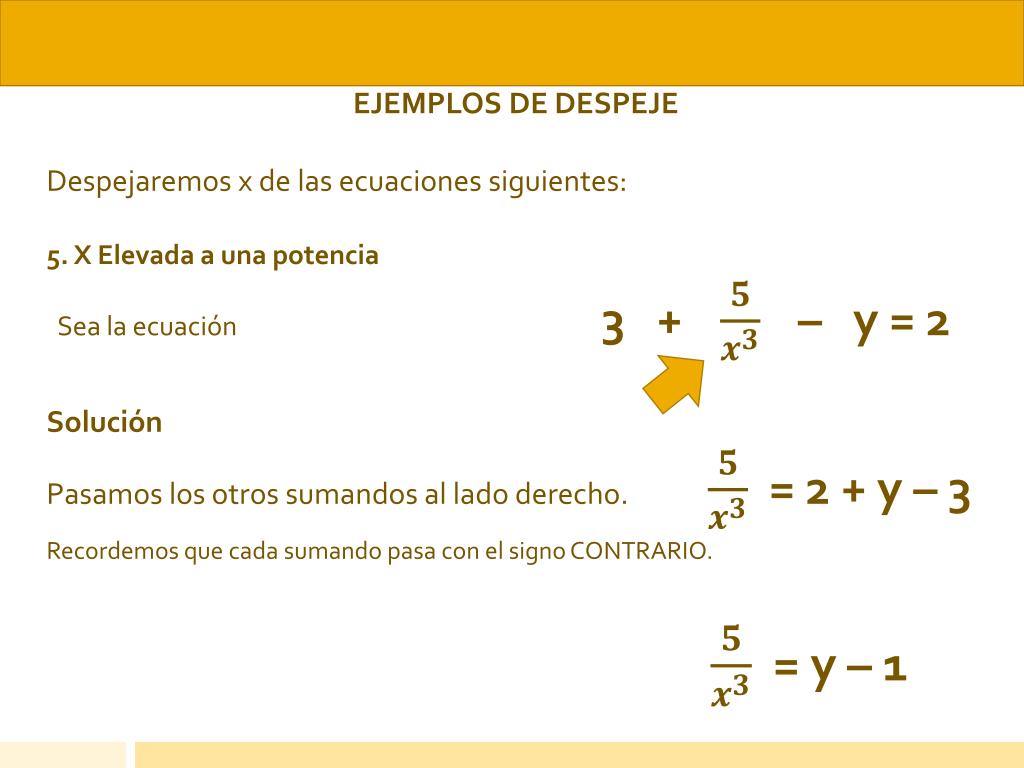 PPT DESPEJE DE FÓRMULAS PowerPoint Presentation, free download ID
