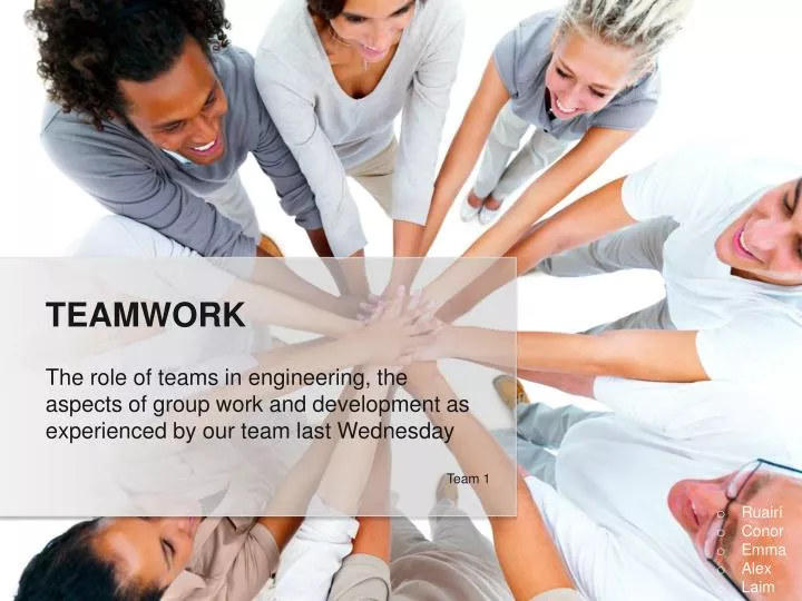 effective teamwork presentation