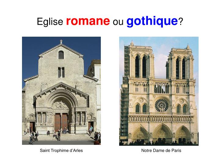 PPT L’Architecture romane et gothique en France PowerPoint Presentation ID4185786